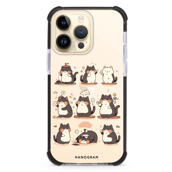 Zen Meowster iPhone 15 Pro Ultra Shockproof Case Online now