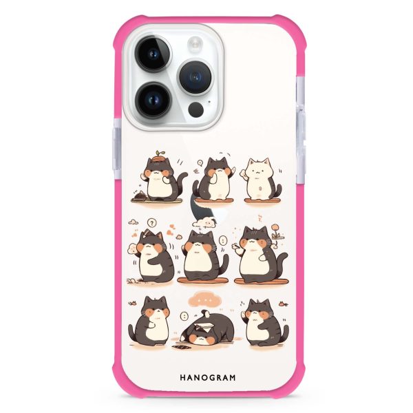 Zen Meowster iPhone 15 Pro Ultra Shockproof Case Online now