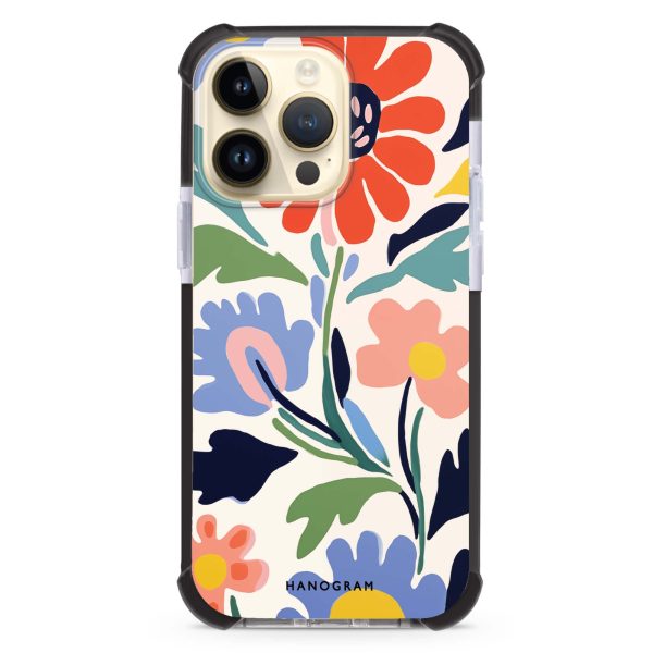 Brushed Blossoms iPhone 14 Pro Max MagSafe Compatible Ultra Shockproof Case Online