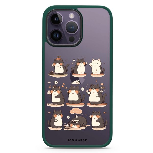 Zen Meowster iPhone 14 Pro Impact Guard Bumper Case Online now