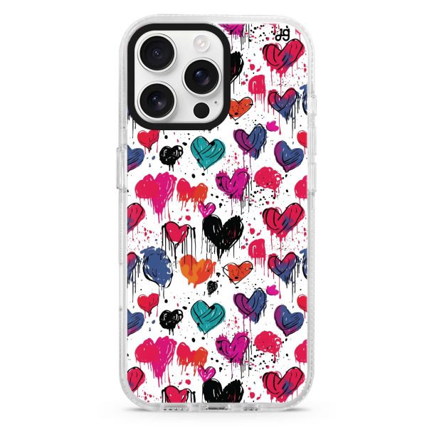 Bleeding Passion iPhone 15 Pro Ultra Clear Case Online now