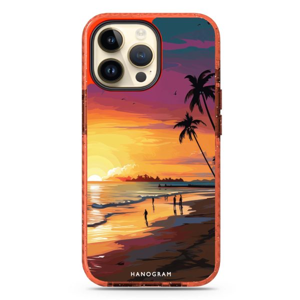 Sunset Glow iPhone 15 Pro Durashock Case For Cheap