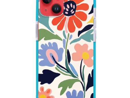 Brushed Blossoms iPhone 15 Plus Ultra Shockproof Case Hot on Sale