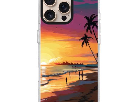 Sunset Glow iPhone 15 Pro Ultra Clear Case Supply