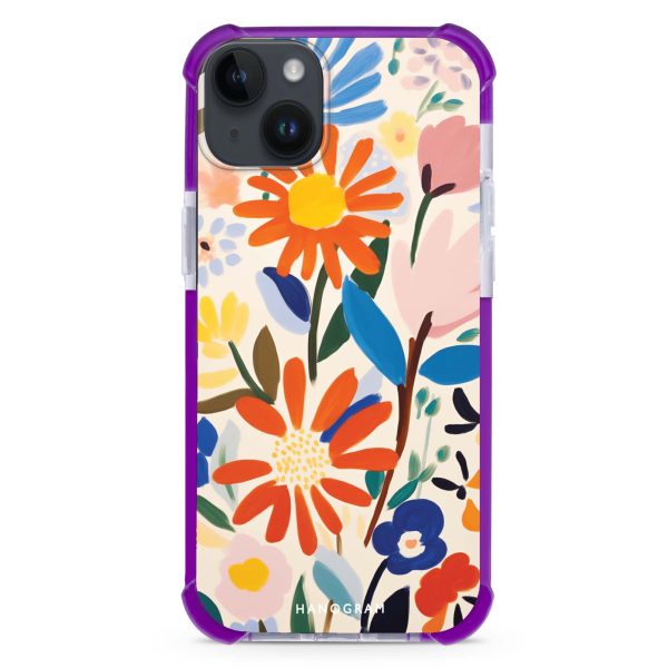 Bloom Brushwork iPhone 14 Plus MagSafe Compatible Ultra Shockproof Case Online Hot Sale