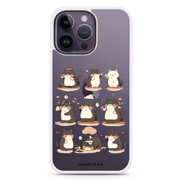 Zen Meowster iPhone 15 Pro Max Impact Guard Bumper Case on Sale