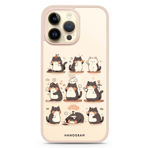 Zen Meowster iPhone 14 Pro Max Impact Guard Bumper Case Fashion