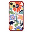 Brushed Blossoms iPhone 15 MagSafe Compatible Ultra Shockproof Case Discount