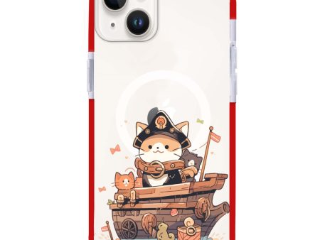 Buccaneer Kitty iPhone 14 Plus MagSafe Compatible Ultra Shockproof Case Hot on Sale