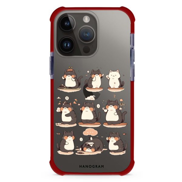 Zen Meowster iPhone 15 Pro Ultra Shockproof Case Online now