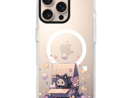 Starship Cat Pod iPhone 15 Pro MagSafe Compatible Ultra Clear Case Discount