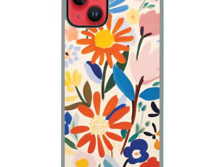 Bloom Brushwork iPhone 14 Impact Guard Bumper Case Cheap