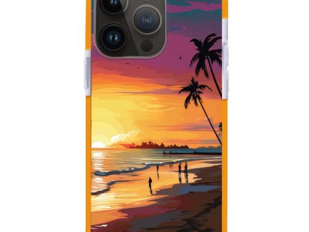 Sunset Glow iPhone 15 Pro Ultra Shockproof Case Fashion