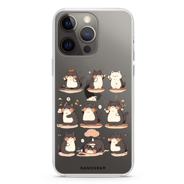 Zen Meowster iPhone 14 Pro Max Ultra Clear Case Online Hot Sale