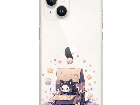 Starship Cat Pod iPhone 14 Plus Ultra Clear Case For Cheap