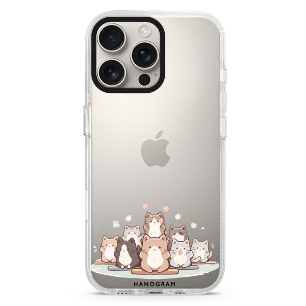 Zen Cat Calm iPhone 15 Pro Max Ultra Clear Case Online