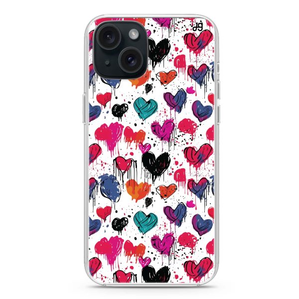 Bleeding Passion iPhone 15 Ultra Clear Case For Cheap