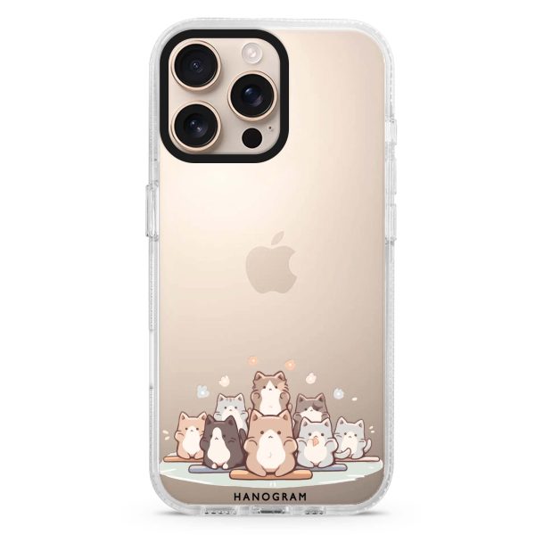 Zen Cat Calm iPhone 14 Pro Ultra Clear Case For Sale