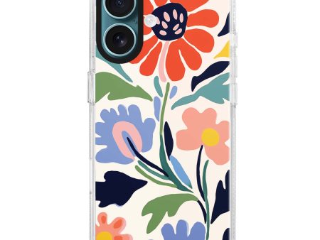 Brushed Blossoms iPhone Ultra Clear Case on Sale