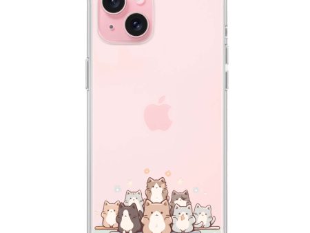 Zen Cat Calm iPhone 15 Ultra Clear Case Online