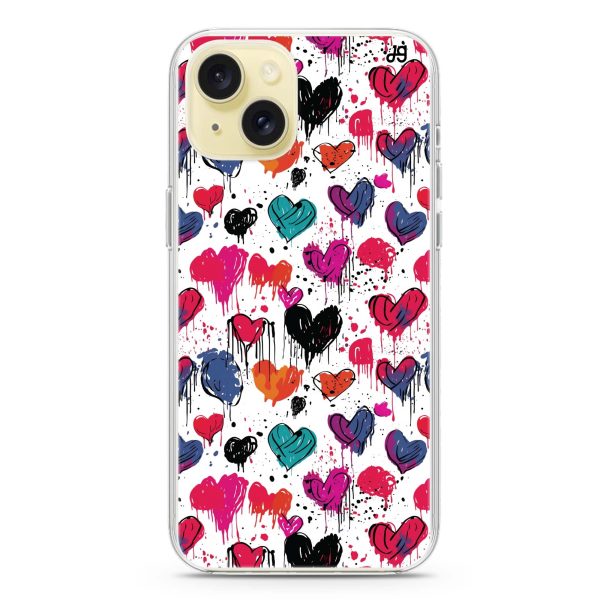 Bleeding Passion iPhone 15 Ultra Clear Case For Cheap