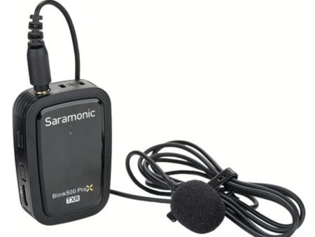 Saramonic Blink 500 ProX TXR Transmitter Recorder with Built-In Mic and Lavalier Mic (2.4 GHz) For Discount