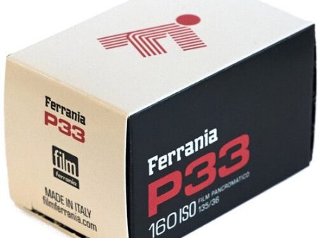 Ferrania P33 160 ISO Black and White Film (35mm Roll Film, 36 Exposures) Hot on Sale