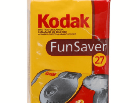 Kodak 35mm One-Time-Use Disposable Camera (ISO-800) with Flash- FunSaver - 27 Exposures Hot on Sale