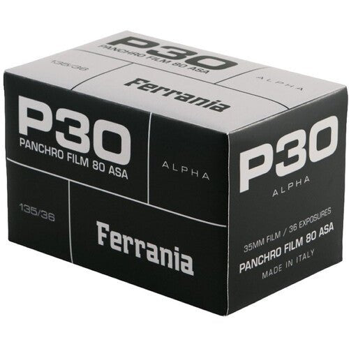 Ferrania P30 80 ISO Film (35mm Roll Film, 36 Exposures) on Sale