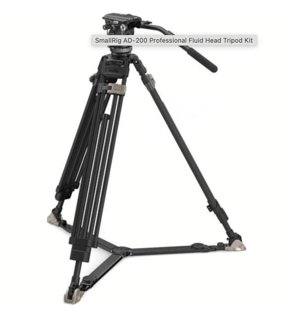 SmallRig AD-Pro8 Professional Fluid Head Tripod Kit Sale