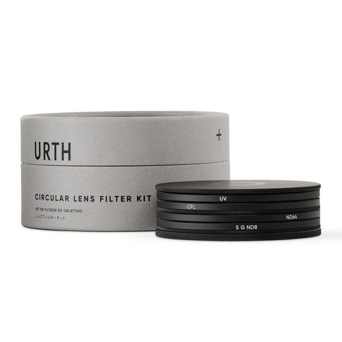 Urth 77mm UV, Circular Polarizing (CPL), ND64, Soft Grad ND8 Lens Filter Kit (Plus+) For Sale