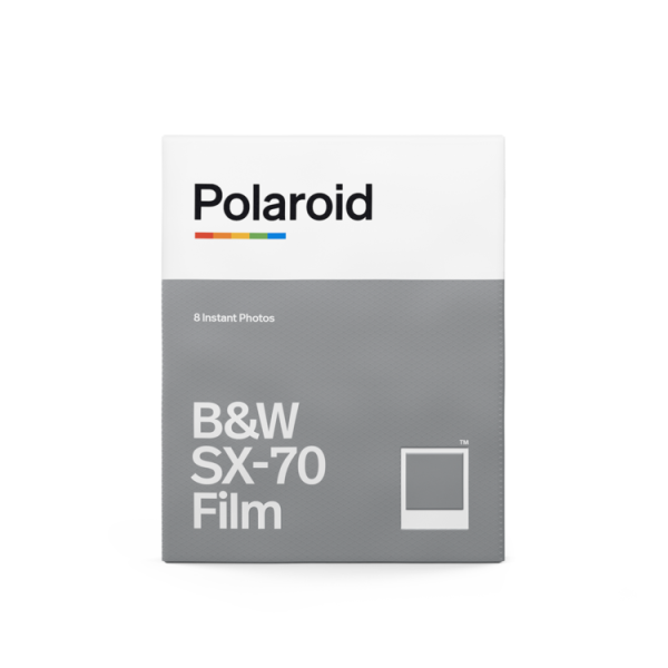 Polaroid Originals Black and White Film for SX-70 - 8 Exp. - White Frame Hot on Sale