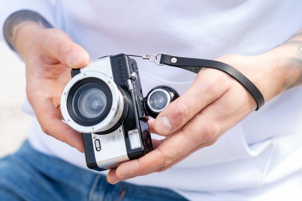 Lomography Black Leather Wrist Strap Cheap