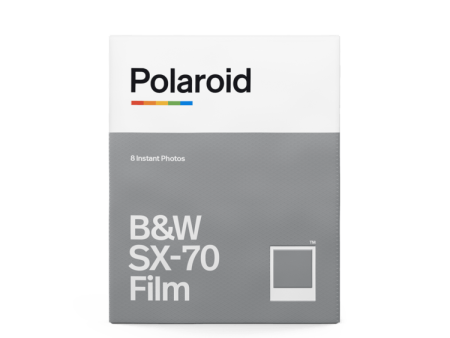 Polaroid Originals Black and White Film for SX-70 - 8 Exp. - White Frame Hot on Sale