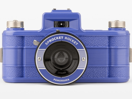 Lomography Sprocket Rocket Camera 35 mm Panoramic Camera Baja Blue Online Sale